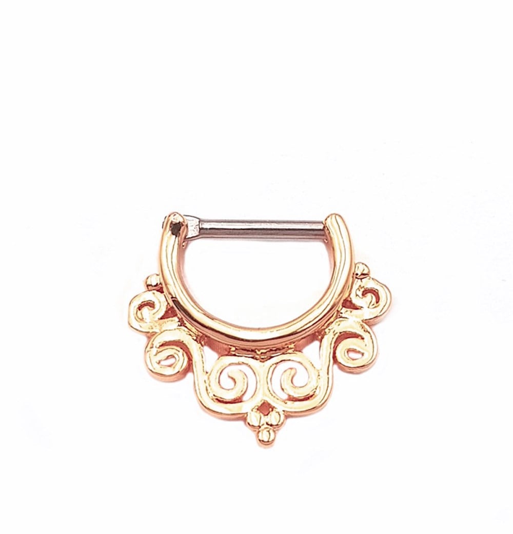 Welch Çelik Lotus Çiçeği Septum Piercing