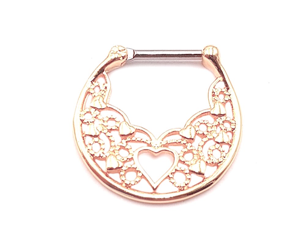Welch Çelik Lotus Çiçeği Septum Piercing