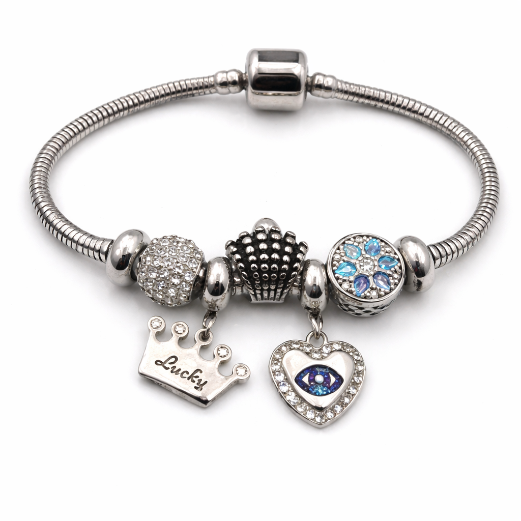 ​Welch Çelik Nazar Charm Bileklik Welch Çelik Nazar Charm Bileklik ve Charm Modelleri - WELCH 