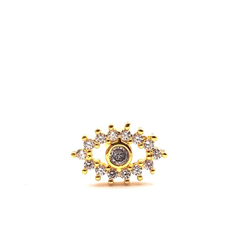 Welch Çelik Nazar Göz Tragus Helix Piercing