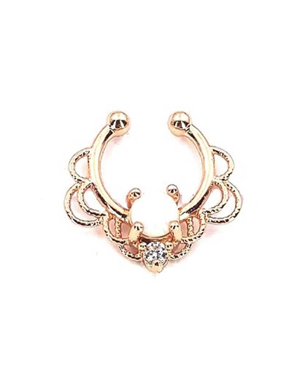Welch Çelik Opal Taşlı Hızma Piercing
