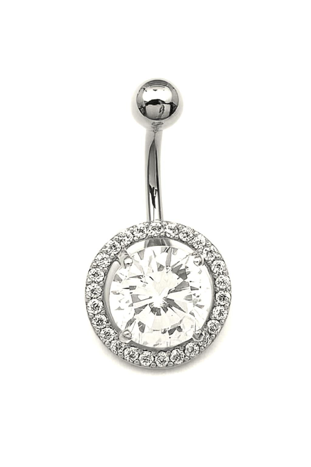 Welch Steel Stone Navel Piercing