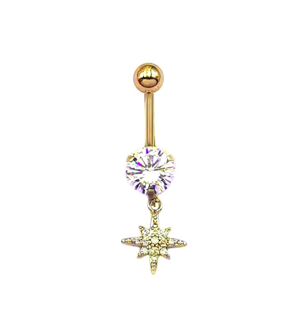 ​​Welch Çelik Helix Tragus Kutup Yıldızı Göbek Piercing Welch Çelik Piercing Modelleri - WELCH 