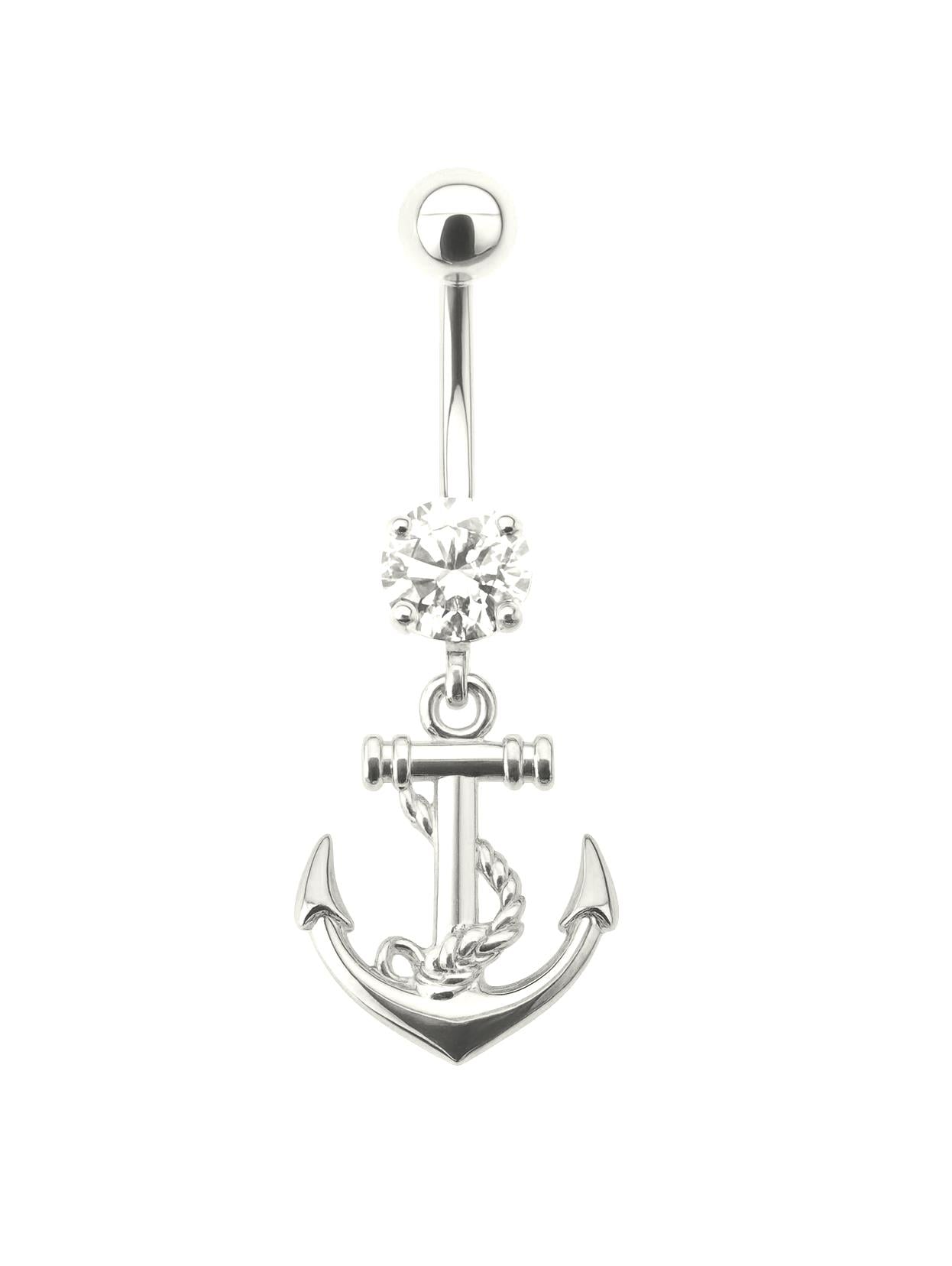 Welch Çelik Göbek Çapa Piercing Welch Çelik Piercing Modelleri - WELCH 