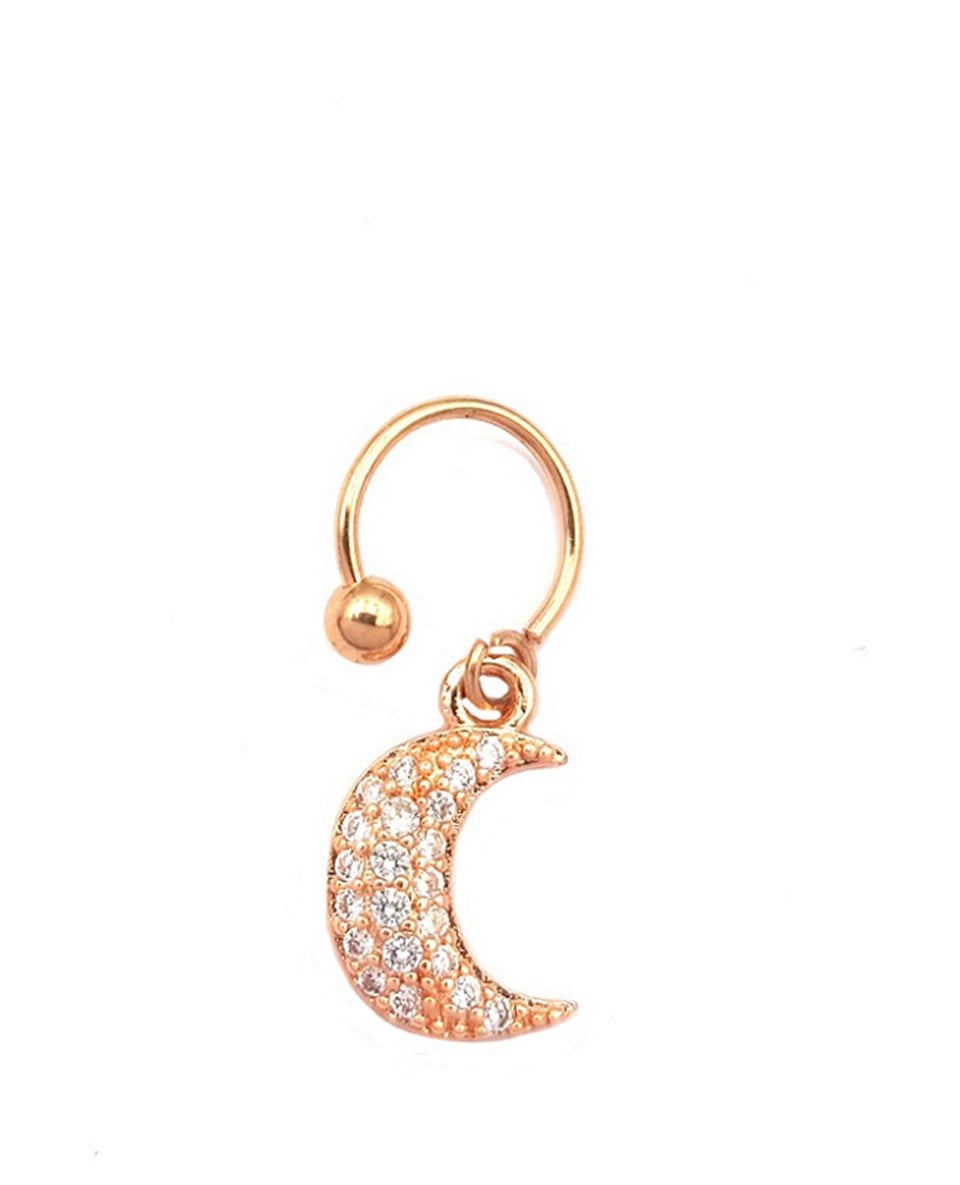 Welch Çelik Sallantılı Ay Piercing