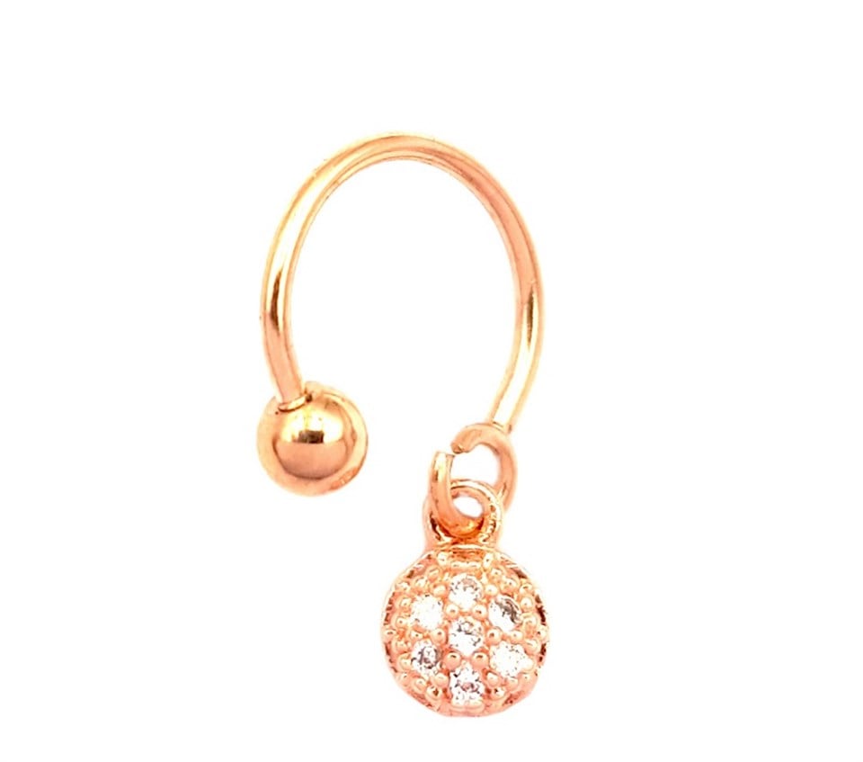 Welch Çelik Sallantılı Taşlı Piercing