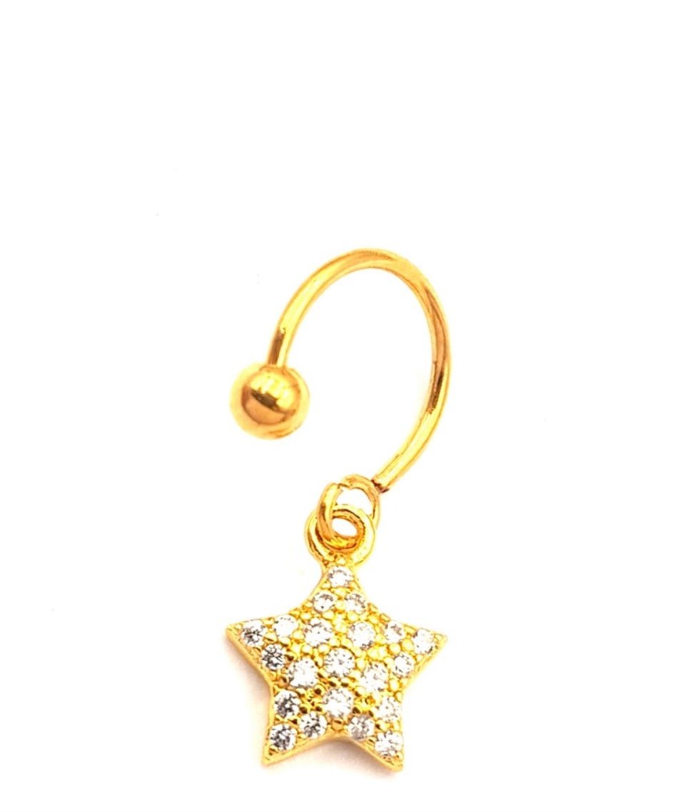 Welch Çelik Sallantılı Yıldız Piercing