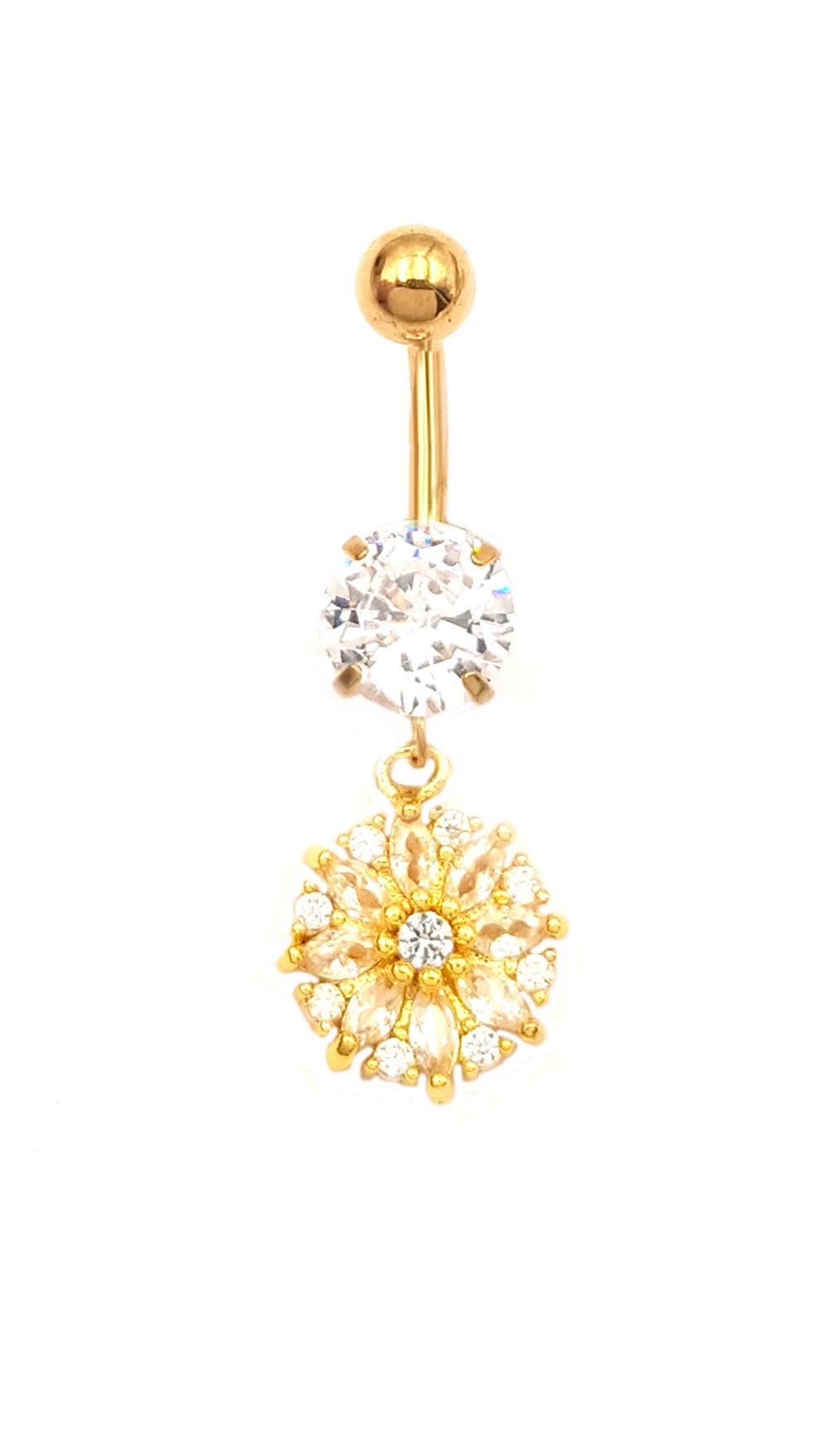 Welch Çelik Taşlı Göbek Piercing