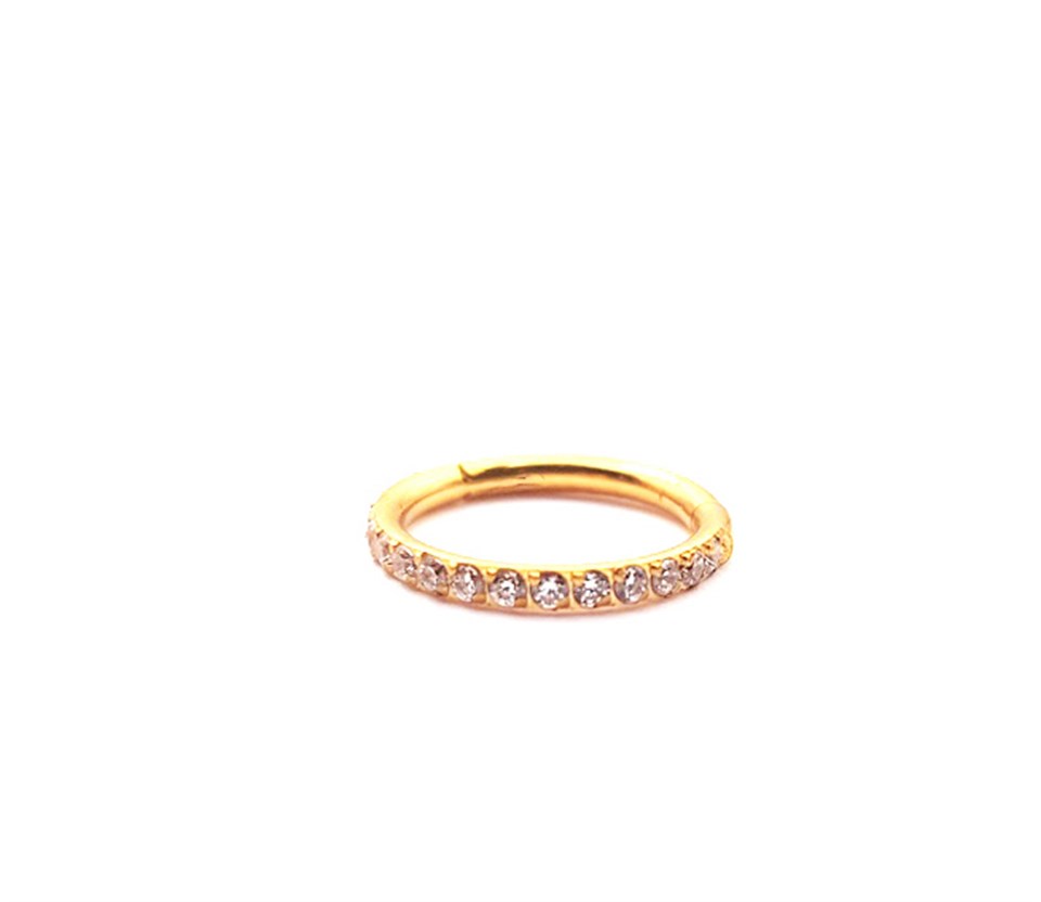 Welch Çelik Taşlı Halka 12 Mm Hızma Piercing