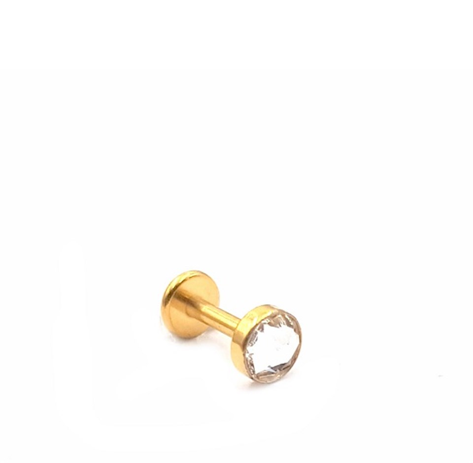 Welch Çelik Tek Taşlı Tragus Helix Piercing