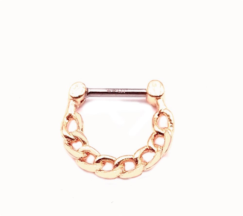 Welch Çelik Zincir Halka Septum Piercing
