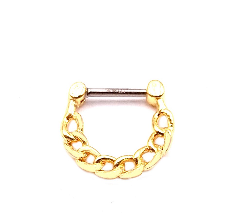 Welch Çelik Zincir Halka Septum Piercing