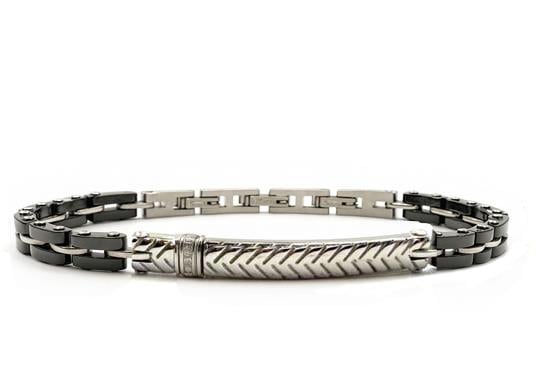 ​​Welch Milano Çelik Taşlı Erkek Bileklik Welch Erkek Çelik Bileklik ve Erkek Bileklik Modelleri - WELCH 