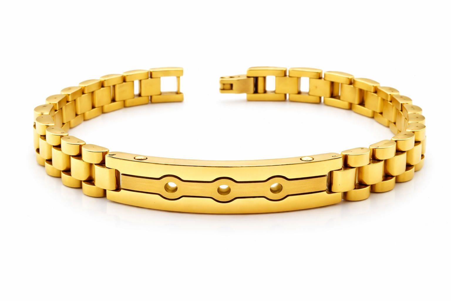 ​​Welch Gold Çelik Zincir Bileklik Welch Erkek Çelik Bileklik ve Erkek Bileklik Modelleri - WELCH 