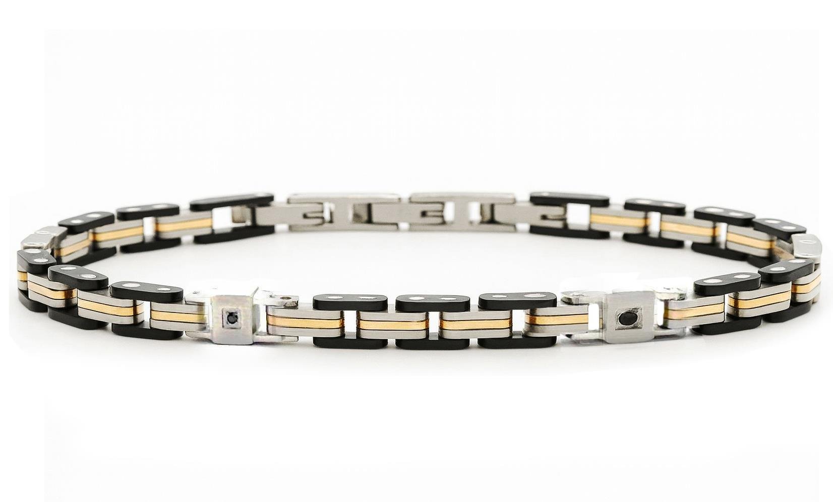 ​​Welch Milano Çelik Taşlı Erkek Bileklik Welch Erkek Çelik Bileklik ve Erkek Bileklik Modelleri - WELCH 