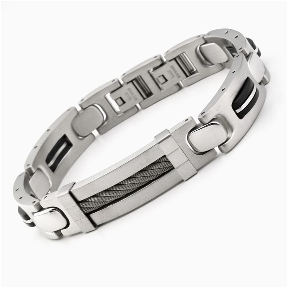 Welch Mens Wire Rope Bracelet