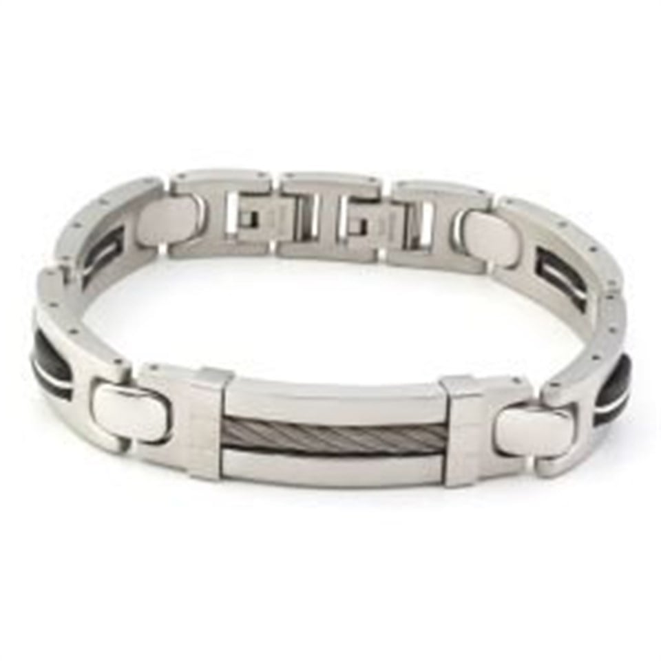 Welch Mens Wire Rope Bracelet