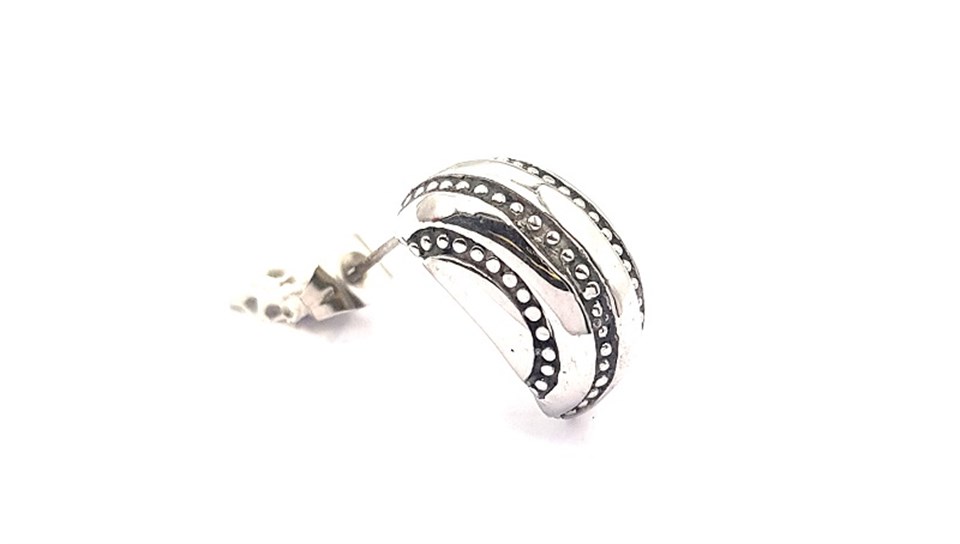 Welch Mens Steel Earrings