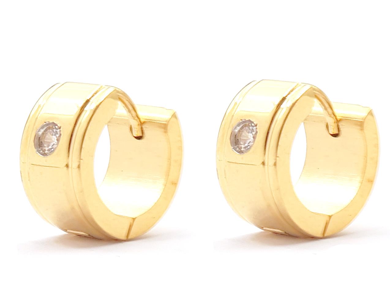 Welch Gold Çelik Halka Küpe