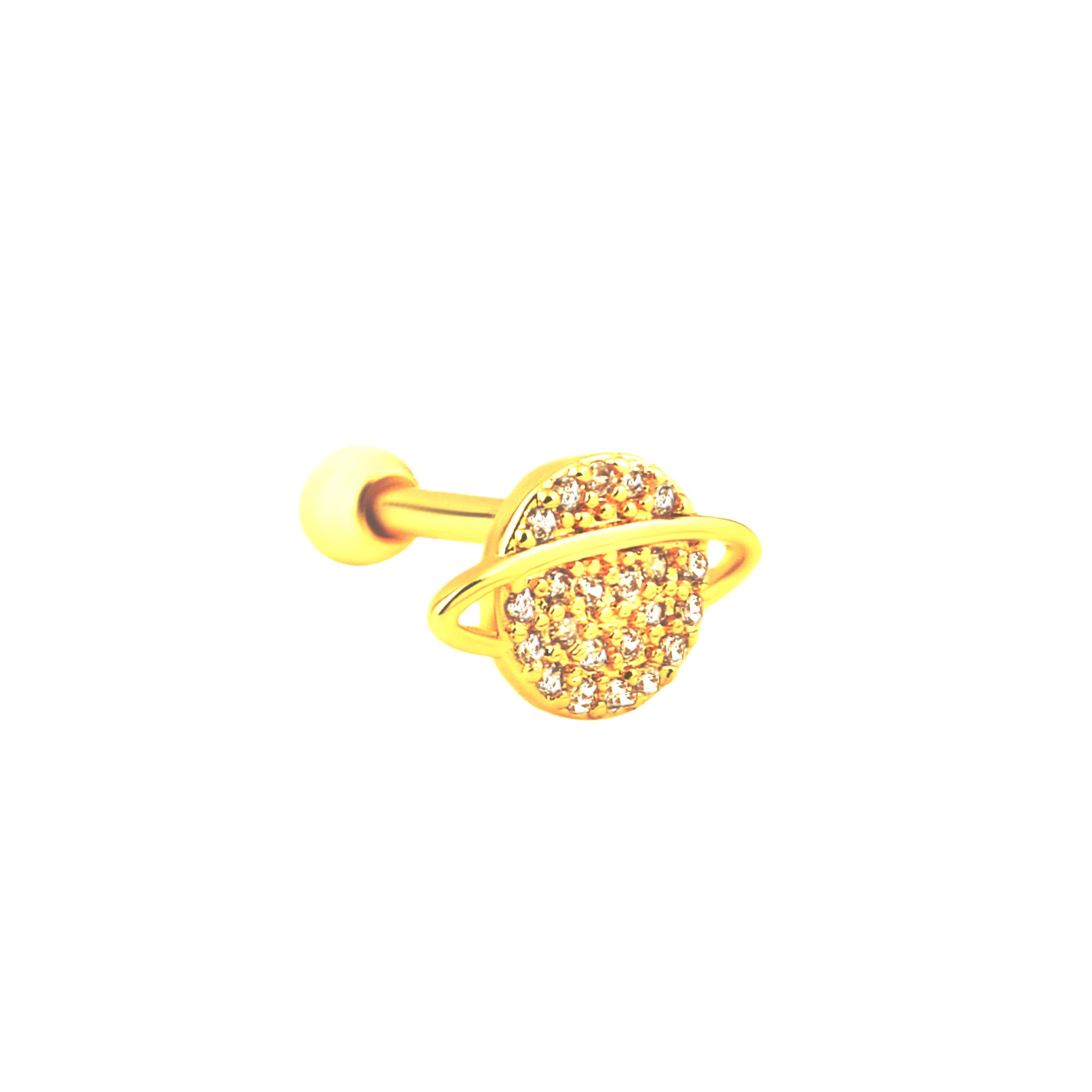 Welch Gold Çelik Helix Tragus Piercing
