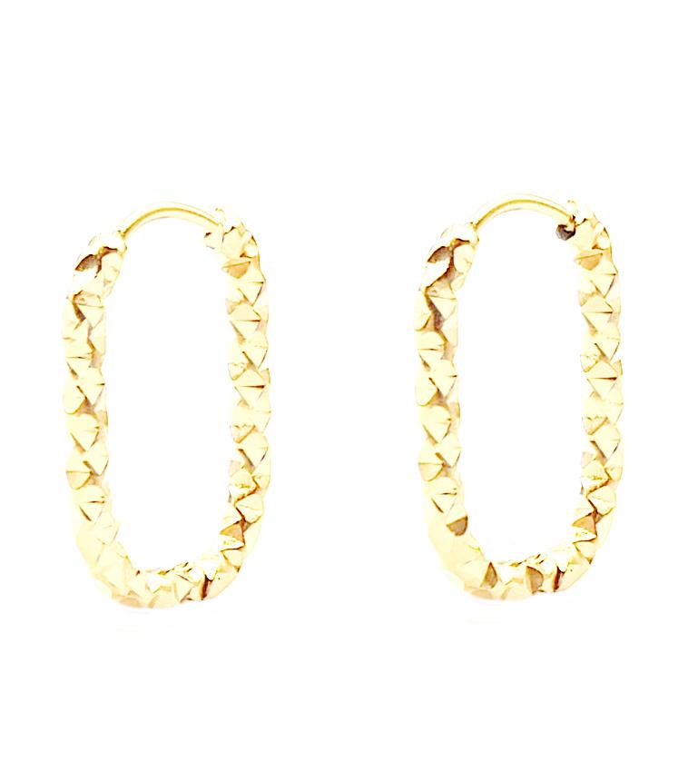 Welch Gold Çelik Kare Küpe