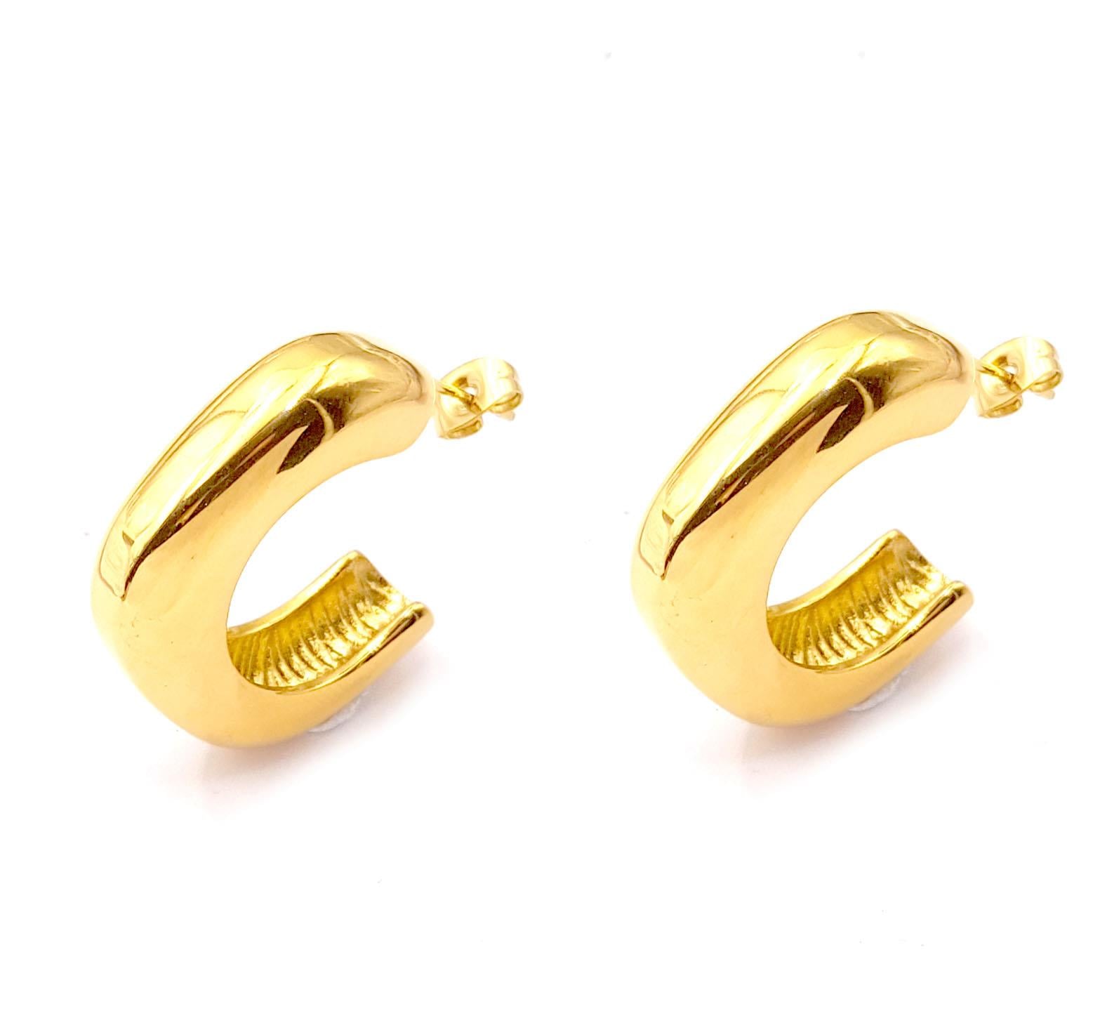 Welch Gold Çelik Kare Küpe