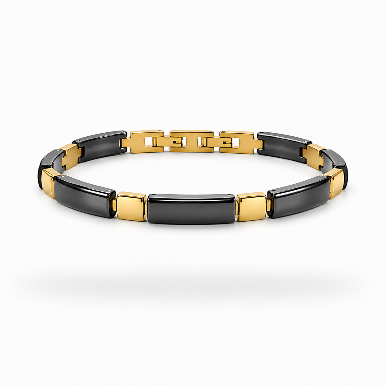 Welch Gold Çelik Siyah Seramik Bileklik Welch Gold Çelik Siyah Seramik Bileklik ve Bileklik Modelleri - WELCH 