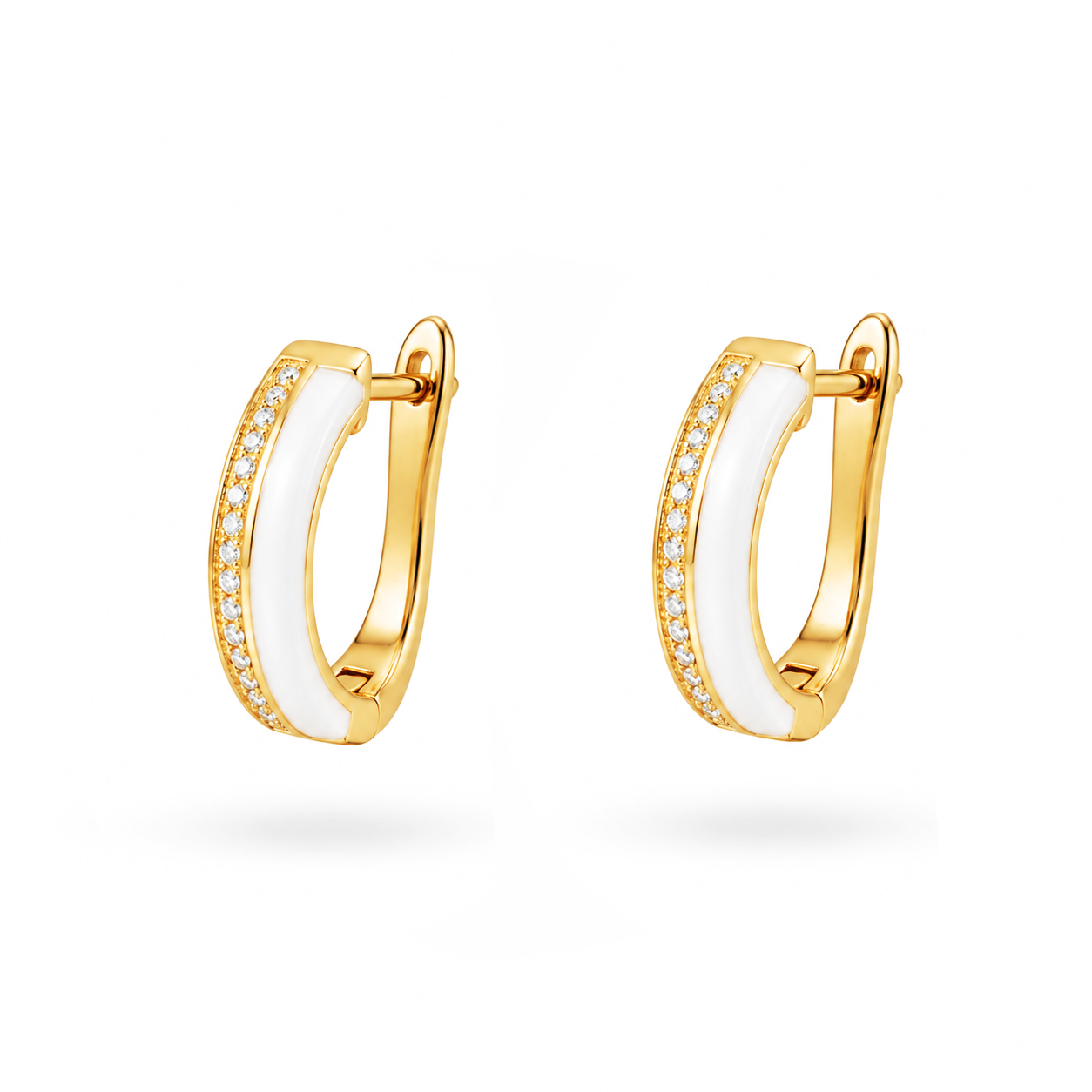 ​​​​​​​​​​​​​​Welch Gold Kaplama Seramik Çelik Küpe  Welch Gold Kaplama Seramik Çelik Küpe ve Kadın Küpe Modelleri - WELCH 