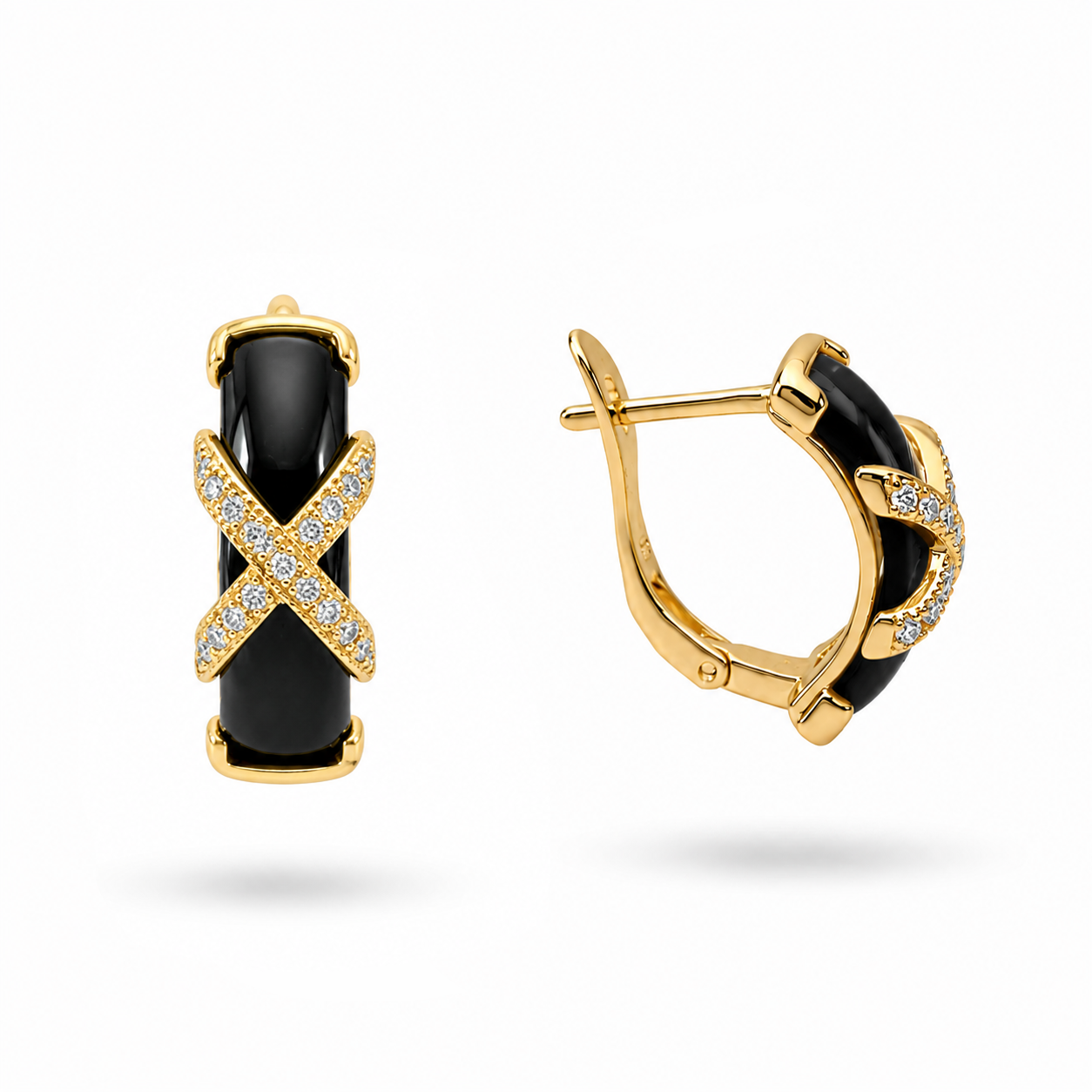 ​​​​​​​​​​​​​​Welch Gold Kaplama Seramik Çelik Küpe 