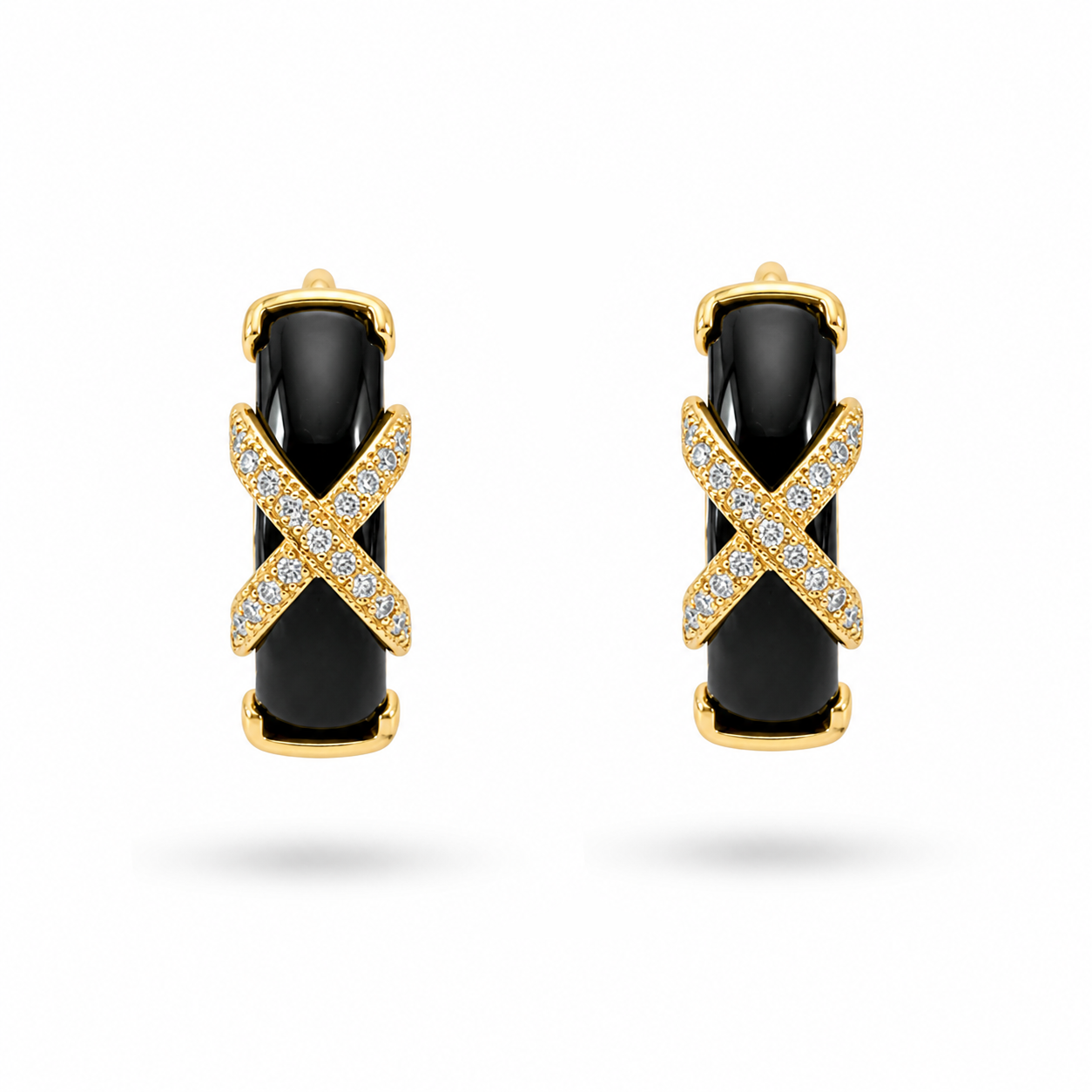 ​​​​​​​​​​​​​​Welch Gold Kaplama Seramik Çelik Küpe 