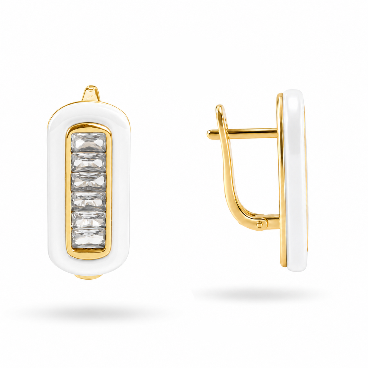 ​​​​​​​​​​​​​​Welch Gold Kaplama Seramik Çelik Küpe  Welch Gold Kaplama Seramik Çelik Küpe ve Kadın Küpe Modelleri - WELCH 