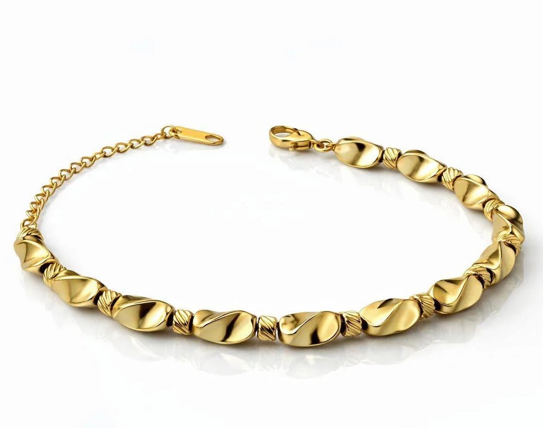 Welch Gold  Renk Glass Bileklik