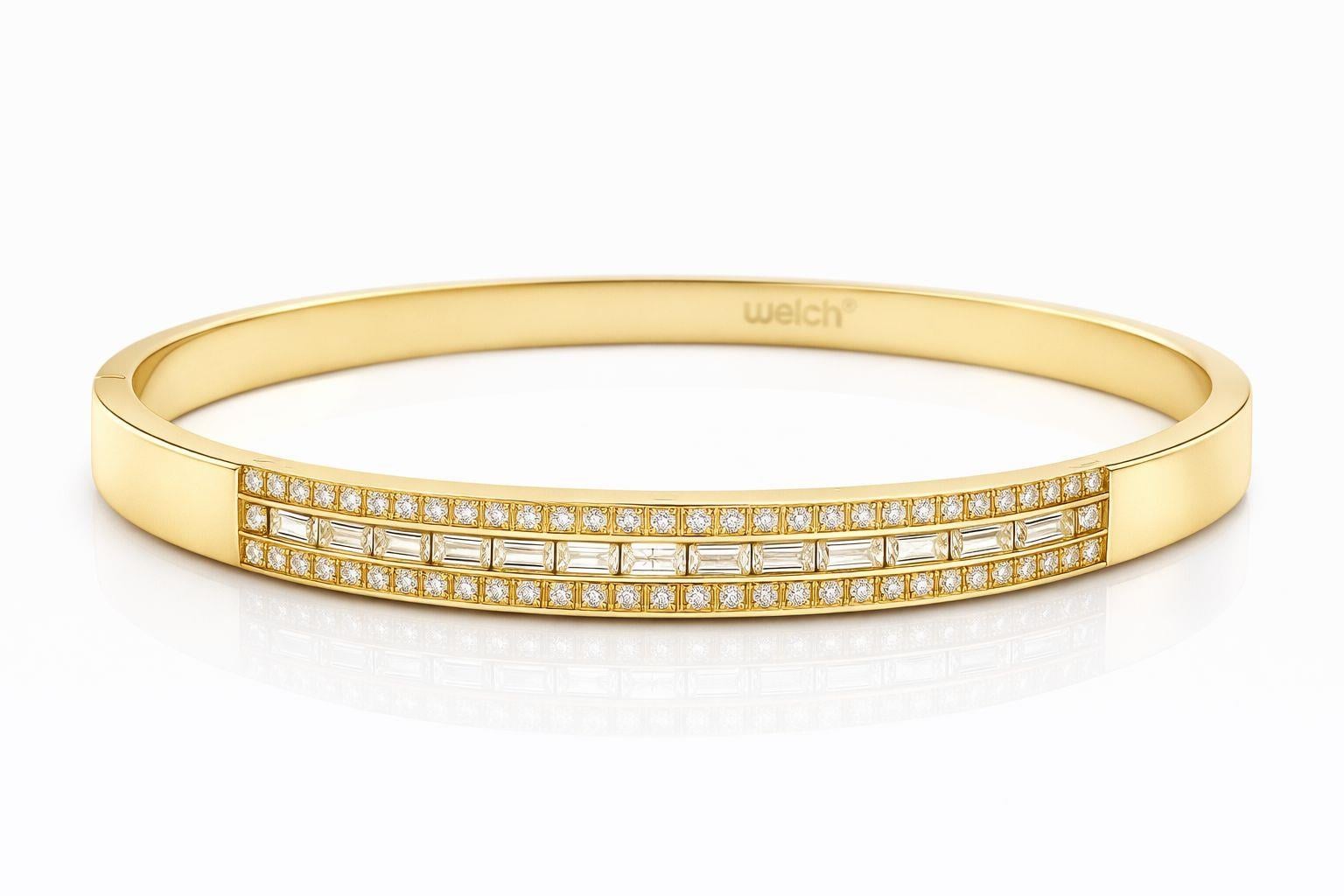 Welch Gold Taşlı Çelik Bileklik Welch Gold Taşlı Çelik Bileklik Modelleri ve Bileklik Fiyatları - WELCH 