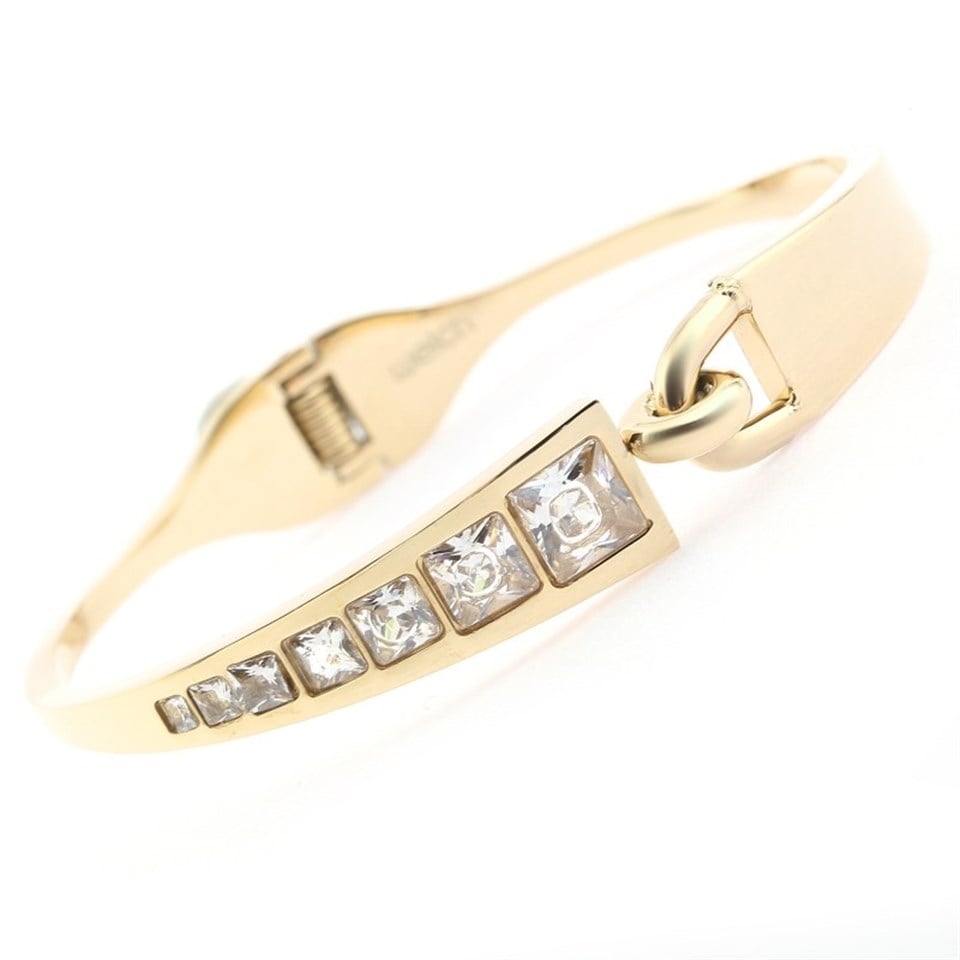 Welch Gold Taşlı Kadın Çelik Bileklik