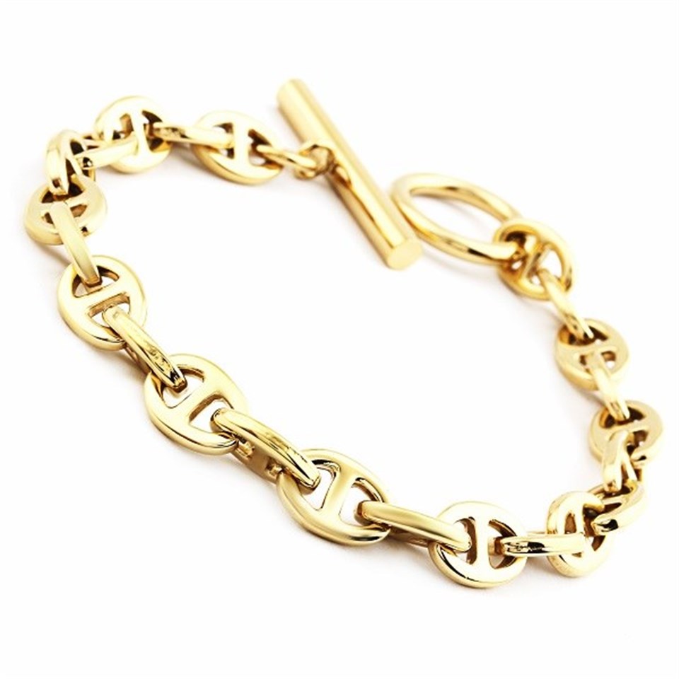 Welch Gold Chain Womens Steel Bracelet