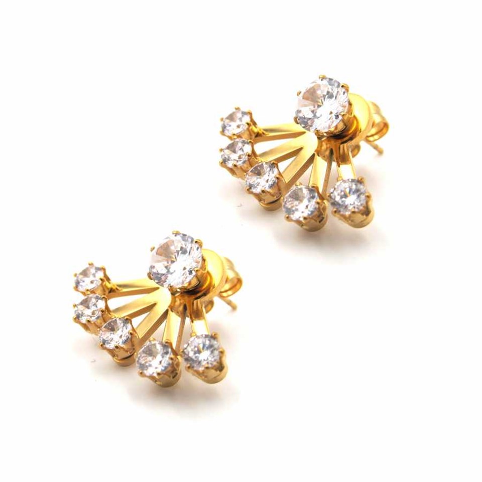 Welch Womens Steel Earrings