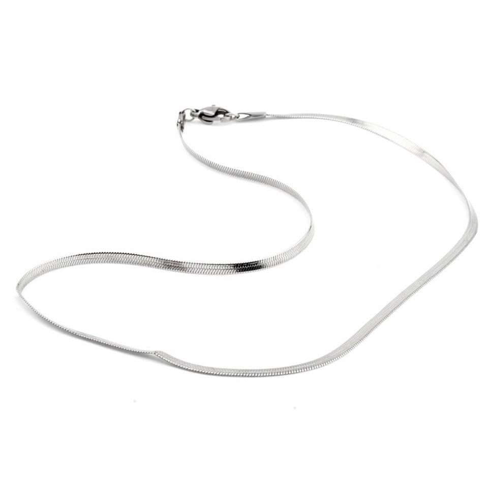 Welch Shiny Chain Womens Steel Necklace