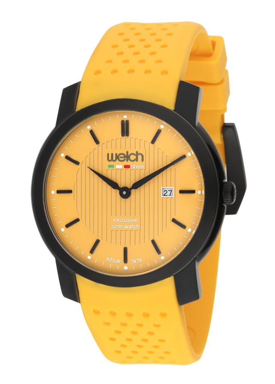 Welch Steel Sarı Siyah Unisex Saat