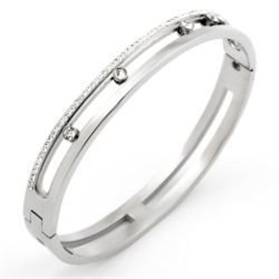 Welch Taşlı Kadın Çelik Bileklik