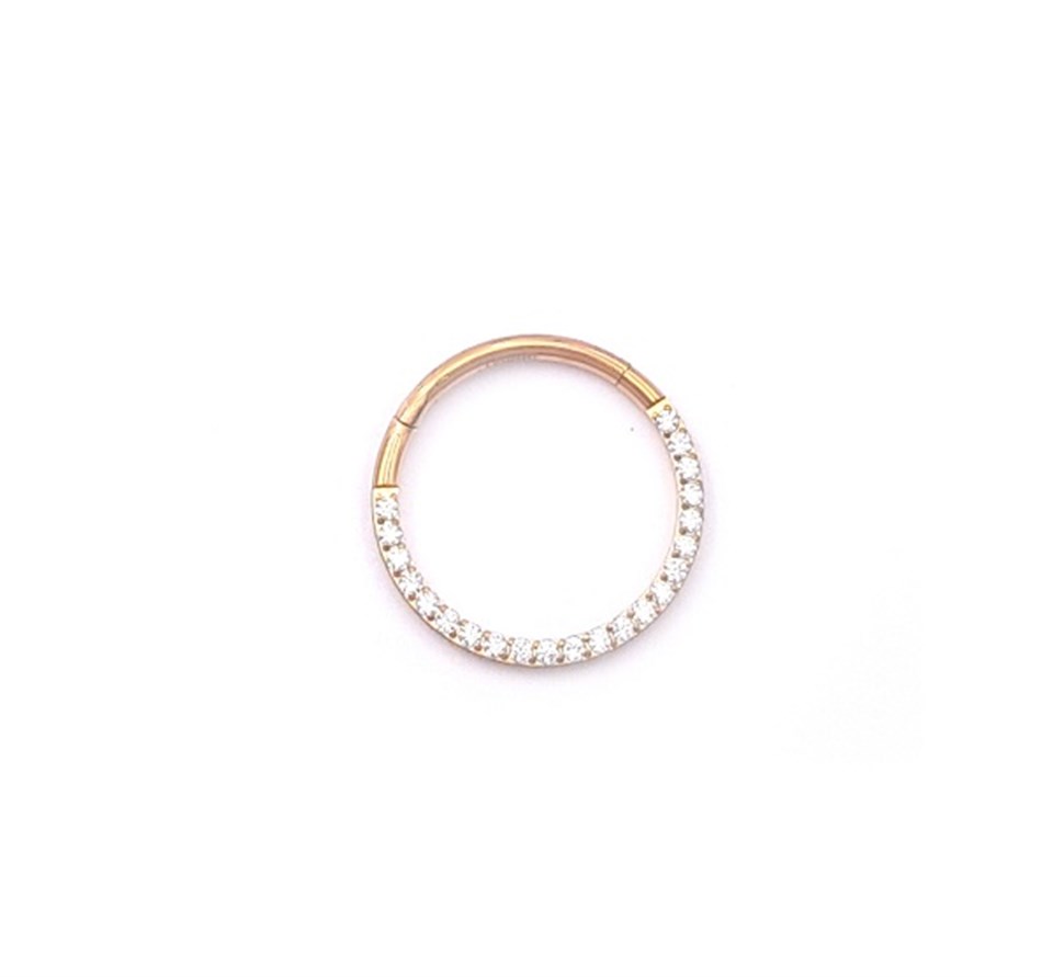 Welch Titanıum Taşlı Halka Piercing