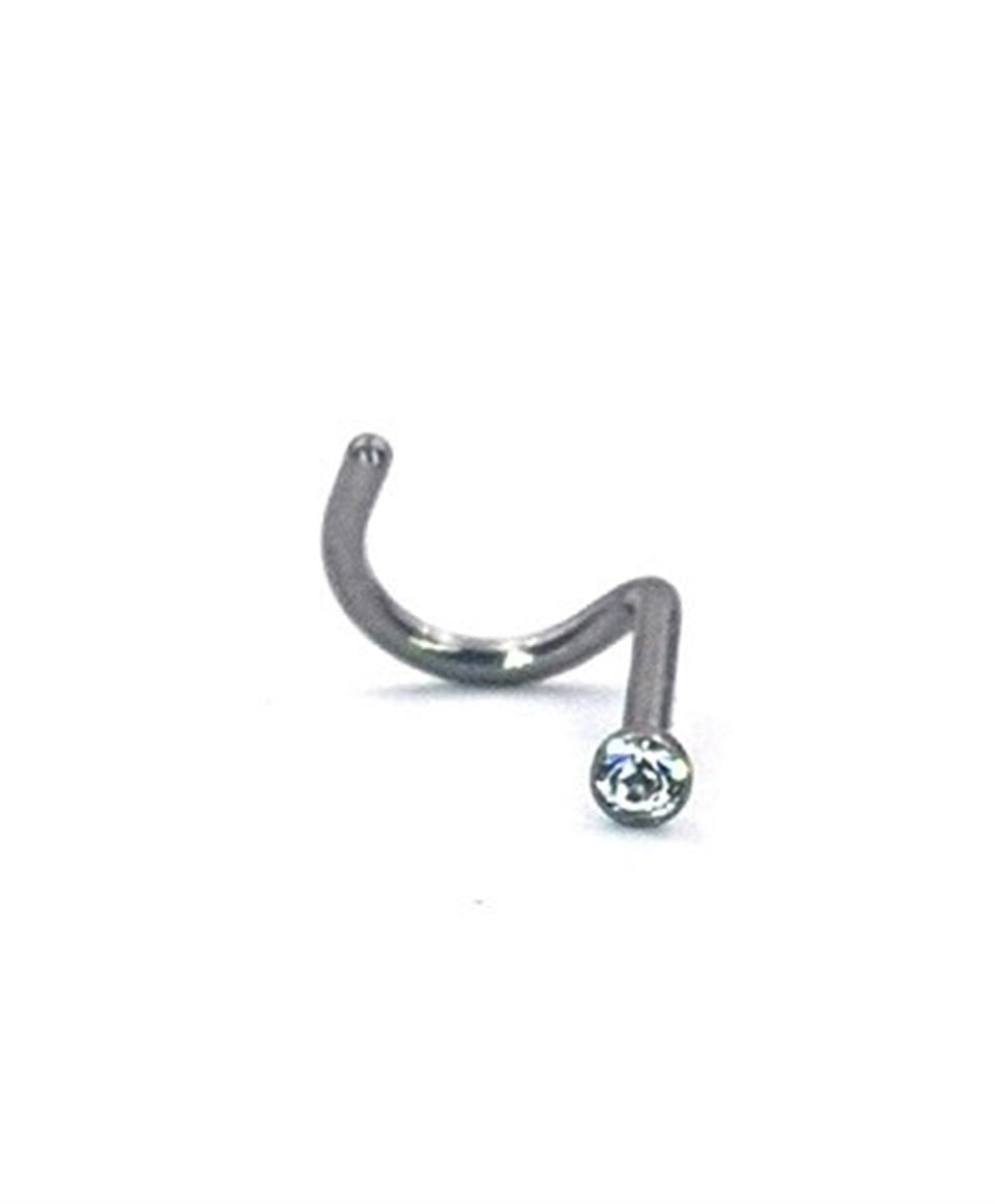 Welch Titanyum Taşlı Burun Hızma Piercing