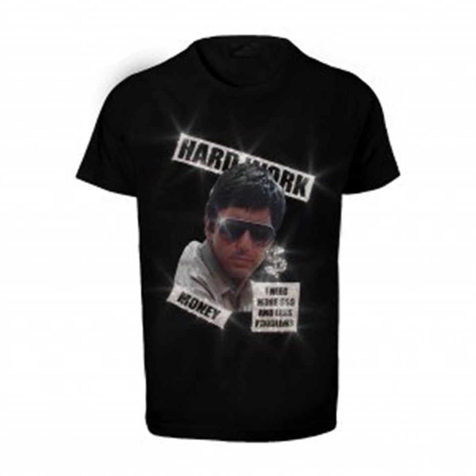 Welch U-1945 Al Pacino Scarface More Dollars Less Problems T-Shirt
