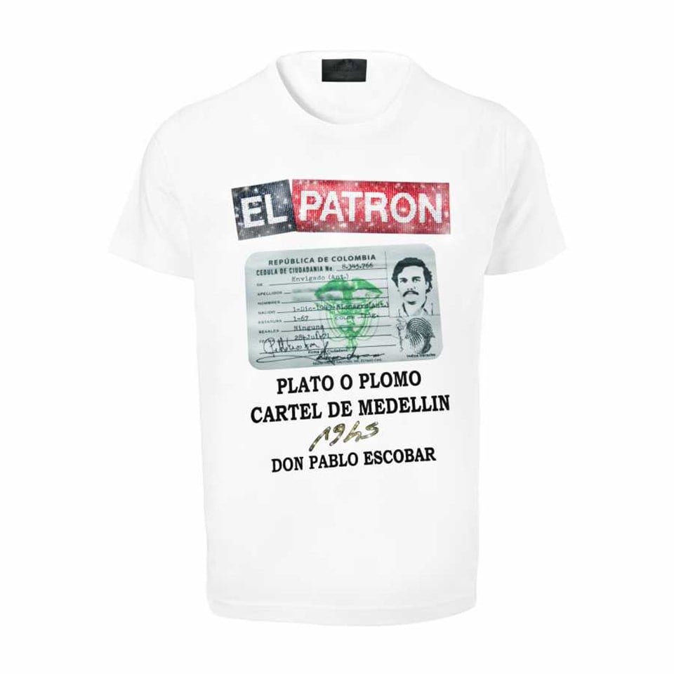 Welch U-1945 Paplo Escobar Ya Gümüşümü Alırsın Ya Kurşunumu T-Shirt