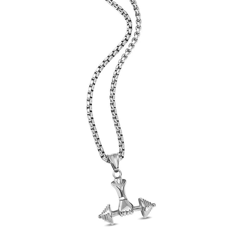 Welch Unisex Halter Çelik Kolye
