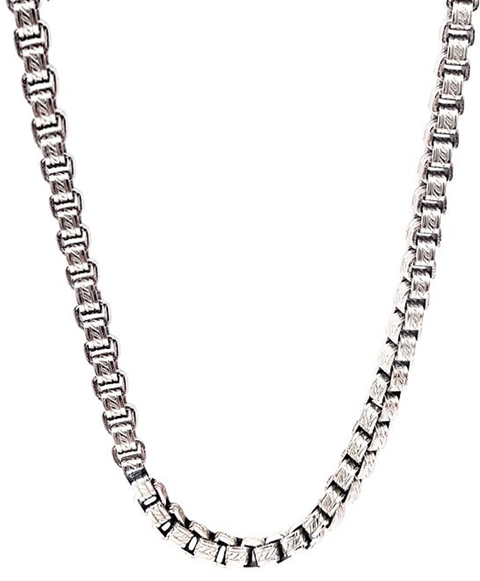 Welch White Steel Chain Necklace