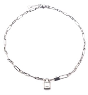​Welch Steel Padlock Necklace