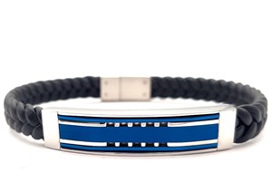 ​​​​Welch Steel Leather Bracelet
