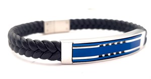 ​​​​Welch Steel Leather Bracelet
