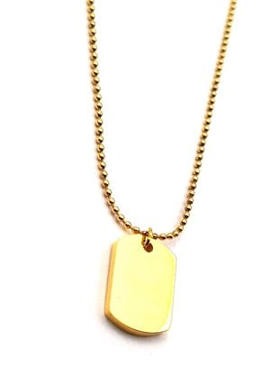 ​Welch Steel Gold Plate Necklace