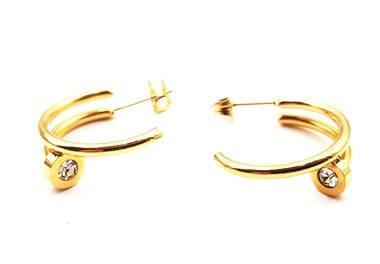 ​​​​​​​Welch Çelik Halka Çivi Küpe